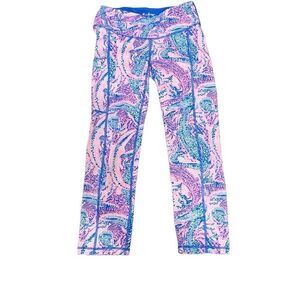Lilly Pulitzer Luxletic Weekender Leggings Maybe Gator Cropped Athletic size XS